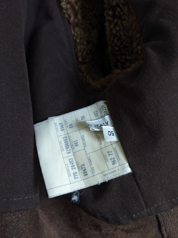 Vintage Emporio Armani Shearling Jacket - Etsy