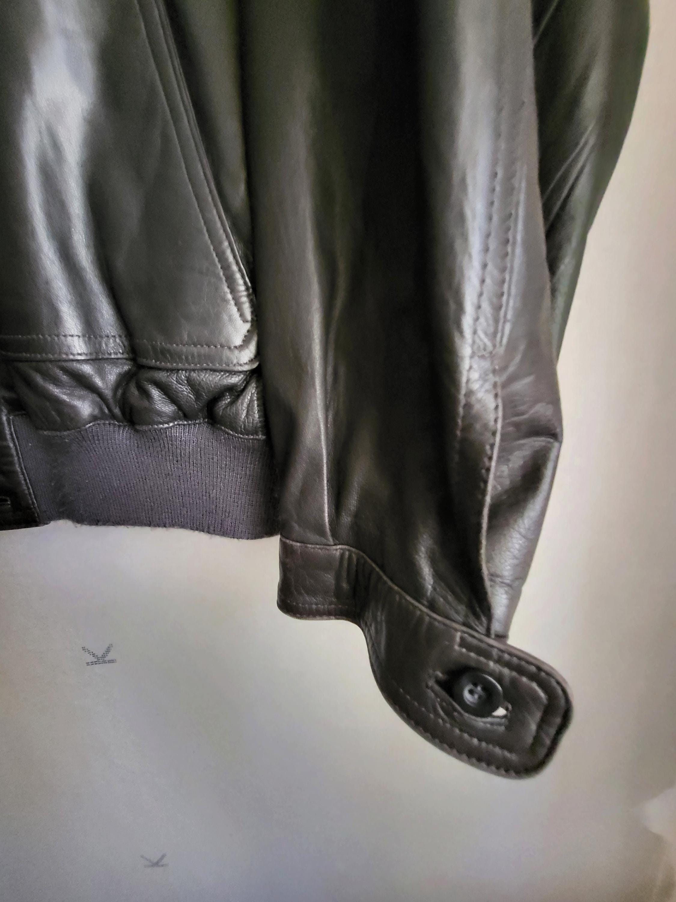 Vintage Burberrys Leather Jacket - Etsy Vintage Burberrys Leather Jacket - Etsy