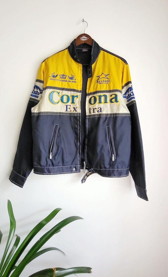 Vintage Corona Extra Racing Jacket, 90s Nylon Motorsport