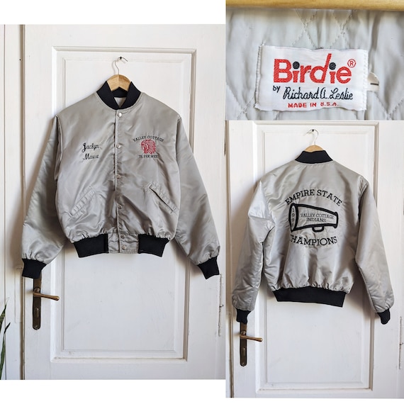 Vintage Birdie Varsity Nylon Jacket Bomber Valley Cottage