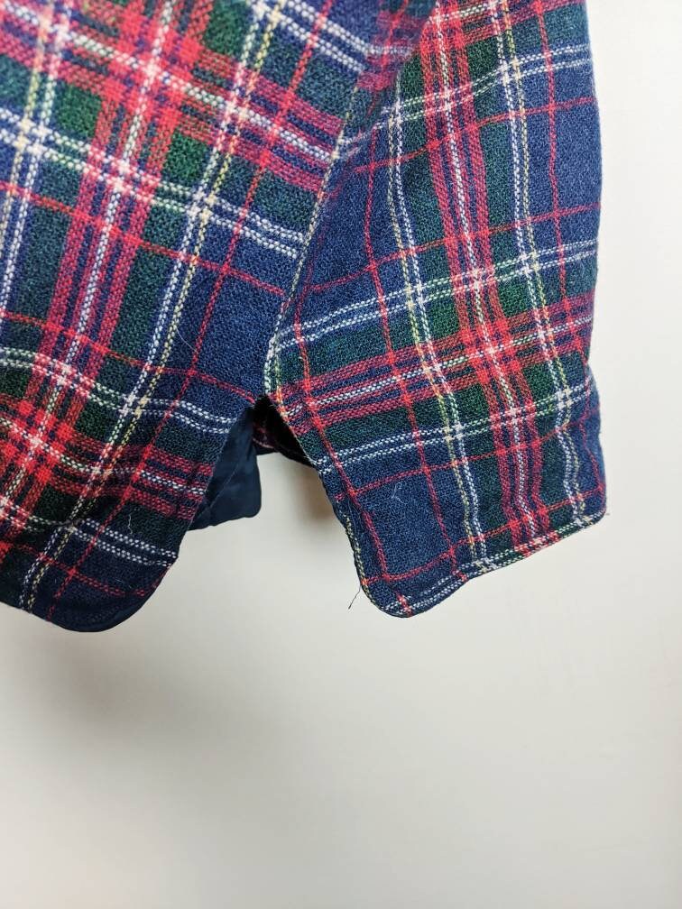 Woodland Overshirt Jacket Wool Flannel Shirt Checked Korea - Etsy