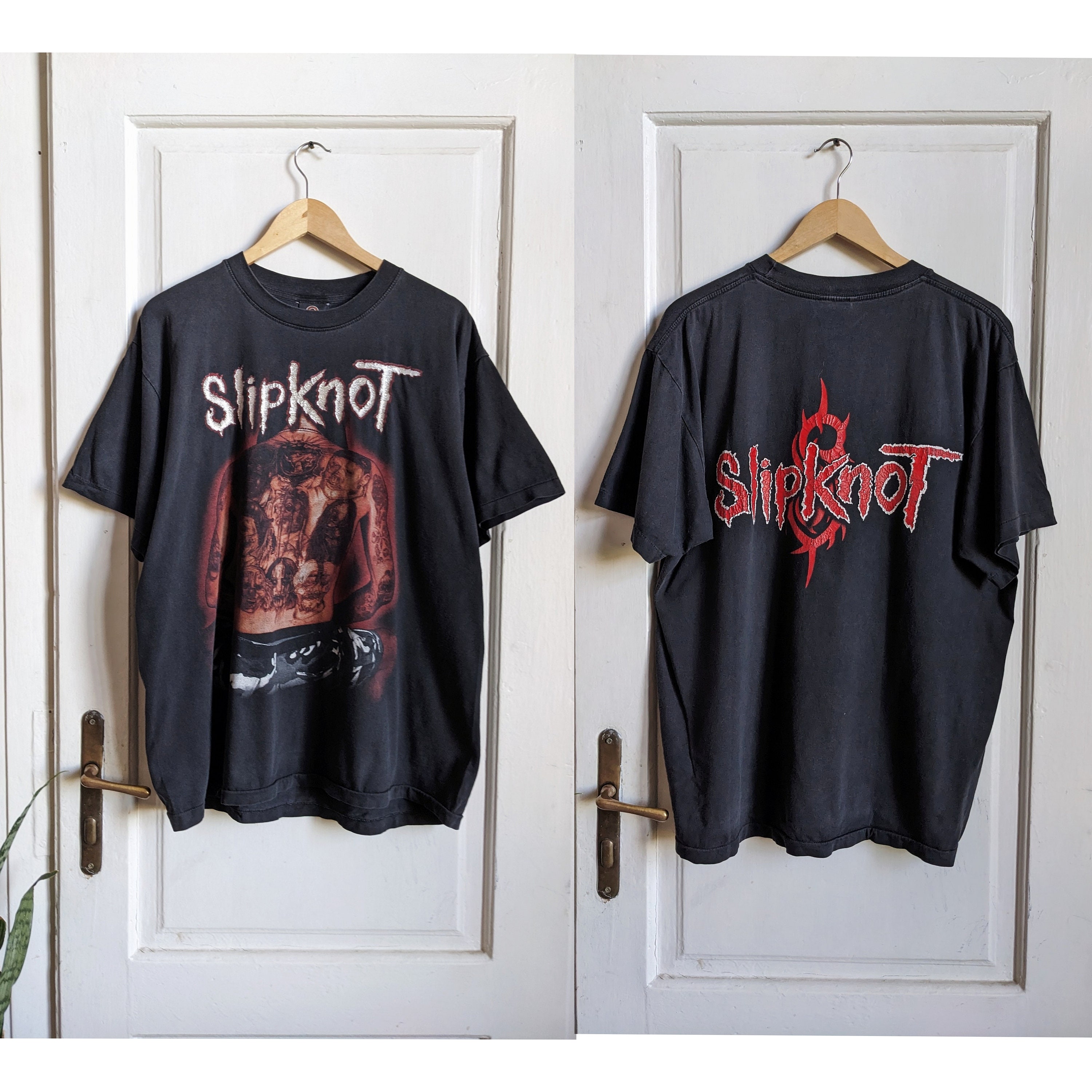 Slipknot 2000 1st promotion BLACK XL USA Vintage 2000 slipknot - Gem
