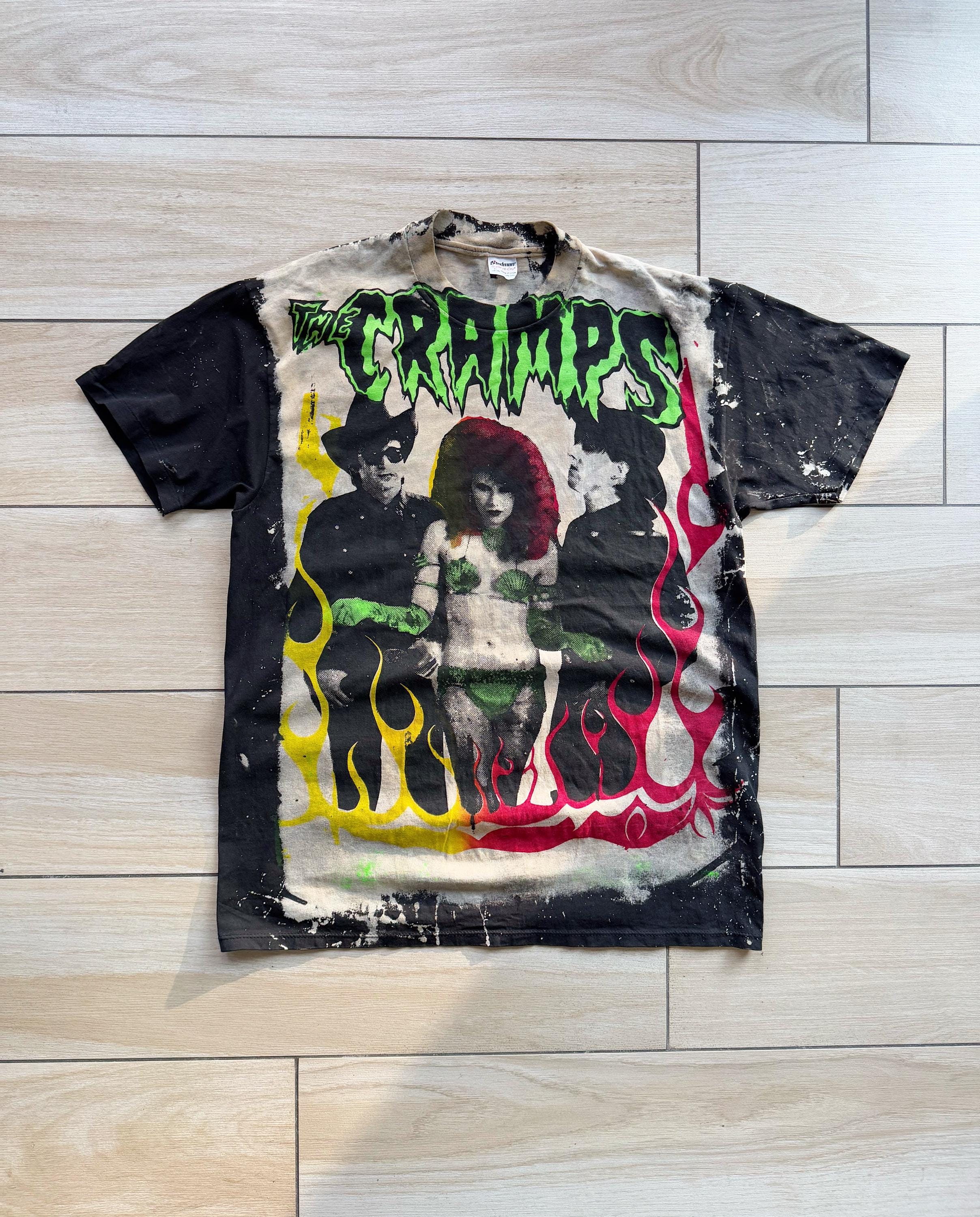 Vintage The Cramps Mosquitohead Concert T-Shirt 1980 Medium