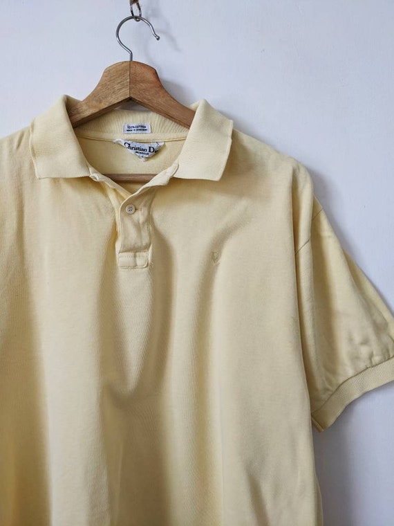 Vintage Christian Dior Monsieur Polo T-Shirt Shor… - image 4