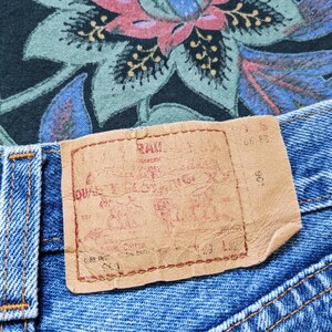 Vintage Levi's 901 Boyfriend Jeans USA 80s Stone Washed Mom Jeans image 5