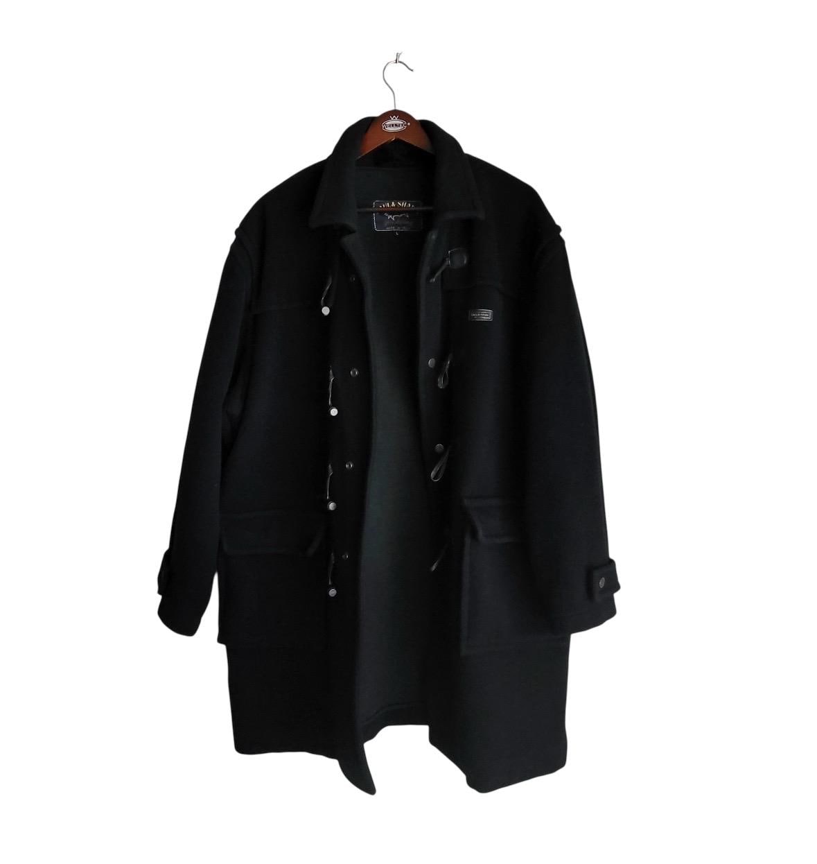 Vintage Paul & Shark Wool Duffle Coat Toggle Closure Italian