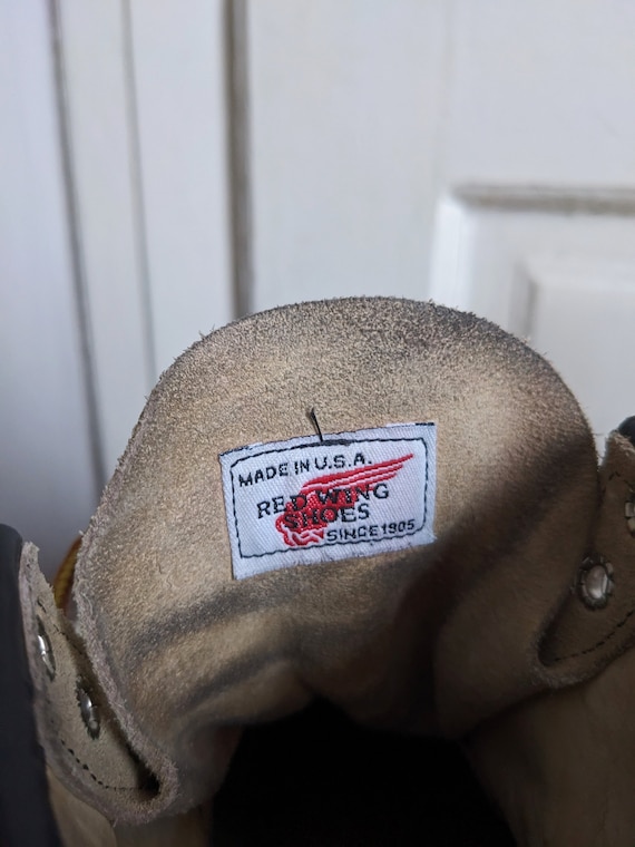 Vintage Red Wings Irish Setter 8173 Suede Moc Toe USA - Etsy