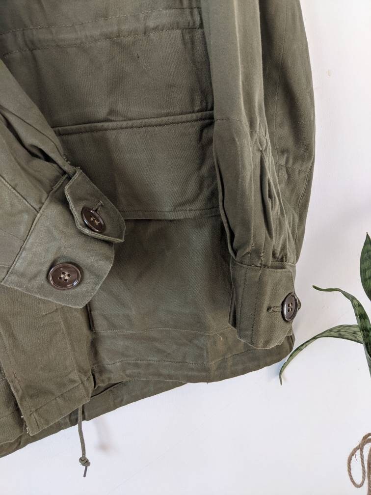 Vintage Military Jacket French Olive 1960s M65 - Etsy
