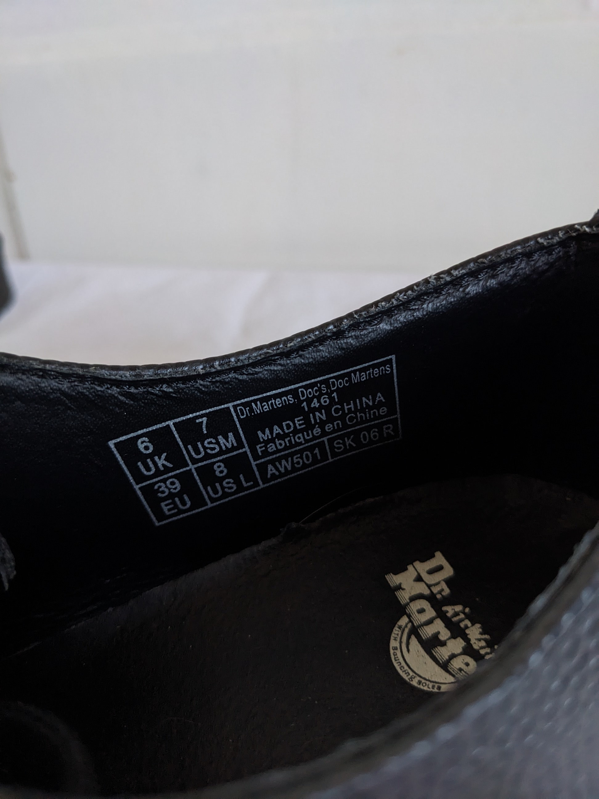 Doc Martens Botas Negras Para Hombre Martens 1461