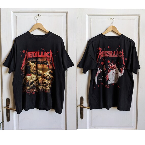 Vintage 90s Metallica T-shirt Merch - Etsy