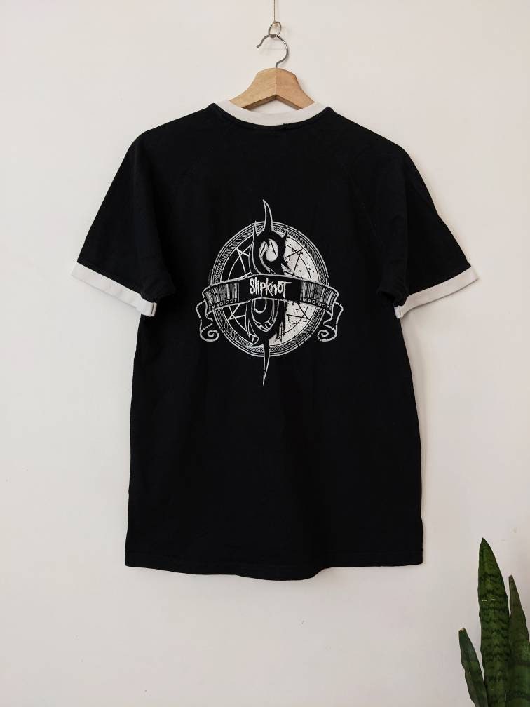Koszulka Slipknot Merch z lat 00. z dwustronną grafiką Nu