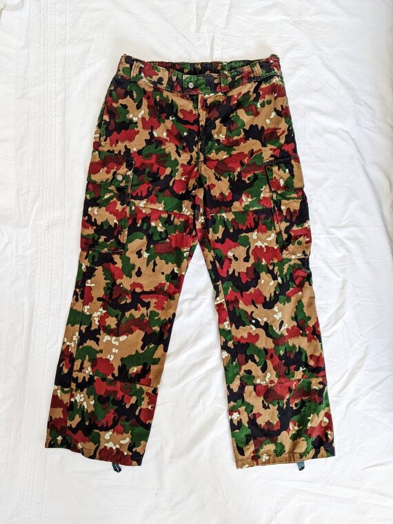 Vintage colorful camo pant sales