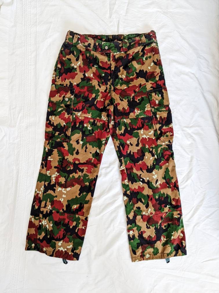 Vintage Military Camo Pants Swiss 70s - Etsy Denmark Vintage Military Camo Pants Swiss 70s - Etsy Denmark