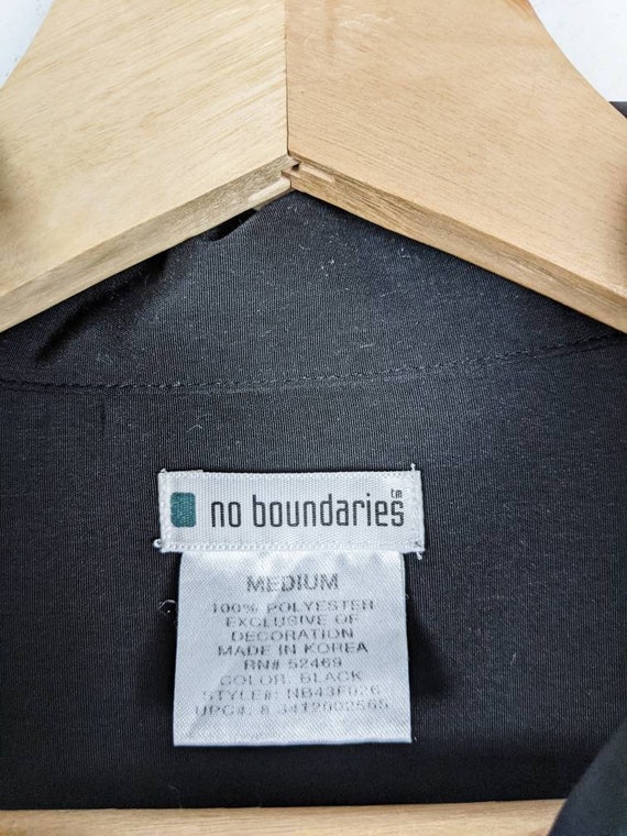 Vintage No Boundaries Shirt Short Sleeve Tribal Black Made in