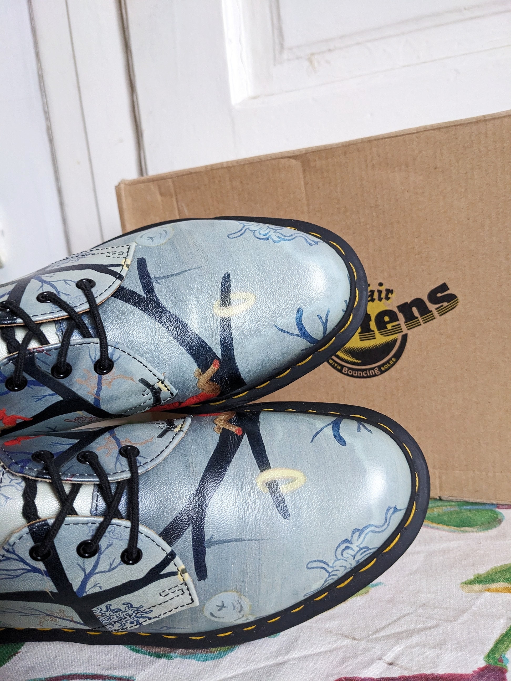 Dr Martens 1461 Art Shoes Baseman Backhand Doc Martens - Etsy