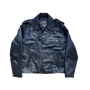 Vintage Mens Leather Chevignon Jacket - Etsy