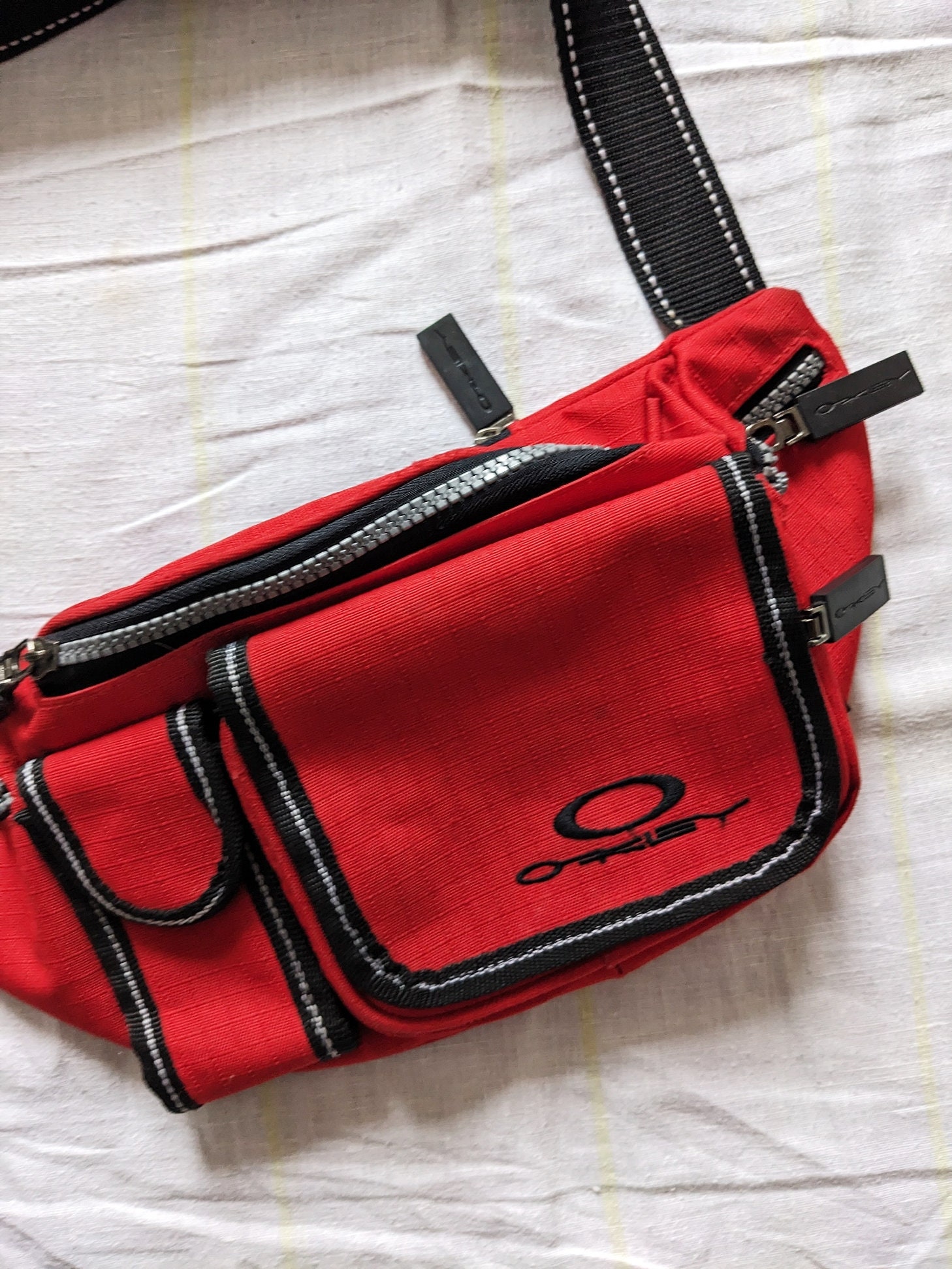 Vintage Oakley Software Red Waist Bag - Etsy Israel