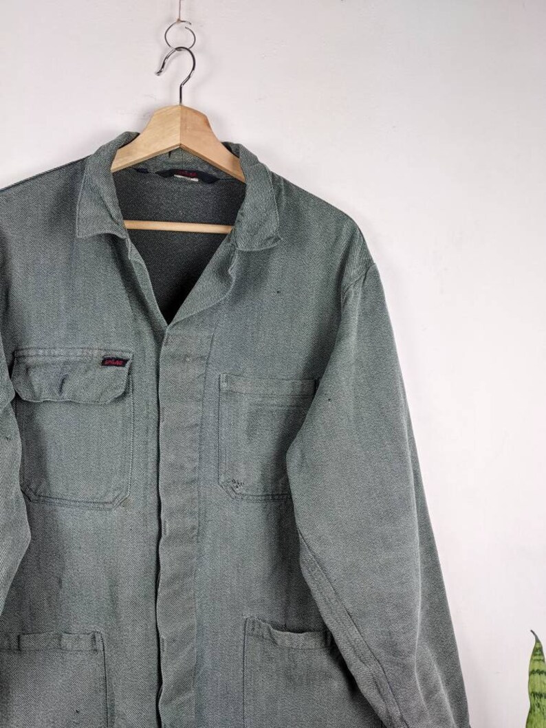 Vintage Chore Jacket Spilag French Work Jacket Sanfor Workwear - Etsy