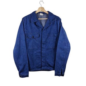 50s Denim Work Jacket - Etsy
