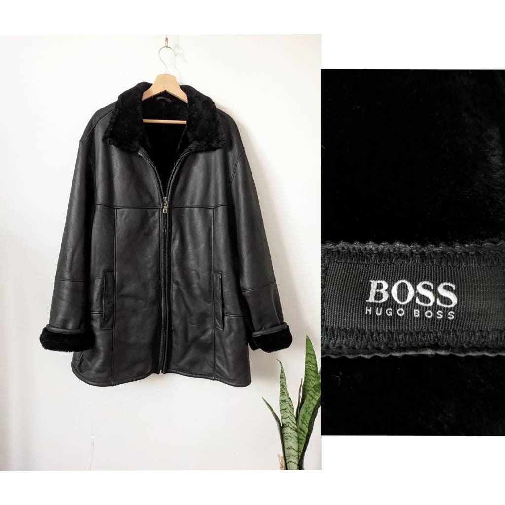 HUGO BOSS, Men's Designer Leather Jackets