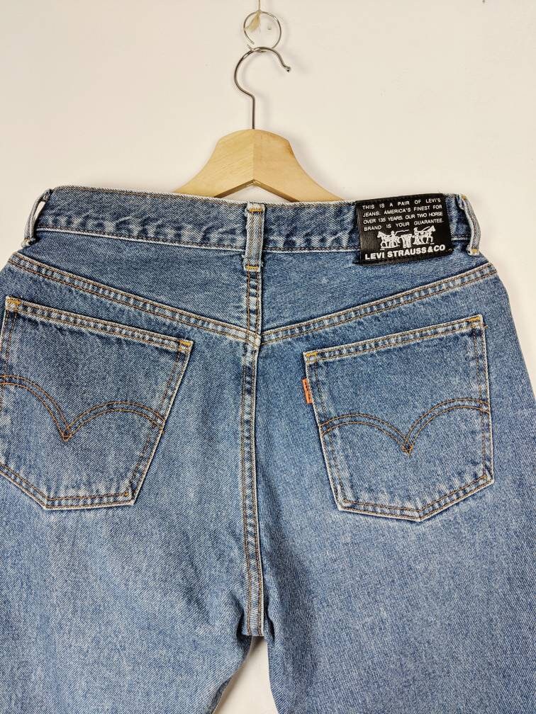 Vintage Levis 615 Orange Tab 31 32 USA 80s | Etsy
