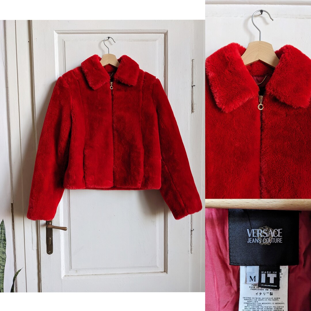 ジャケット・アウター VERSACE JEANS REAL FUR FOOD JACKET VERSACE JEANS REAL FUR FOOD JACKET
