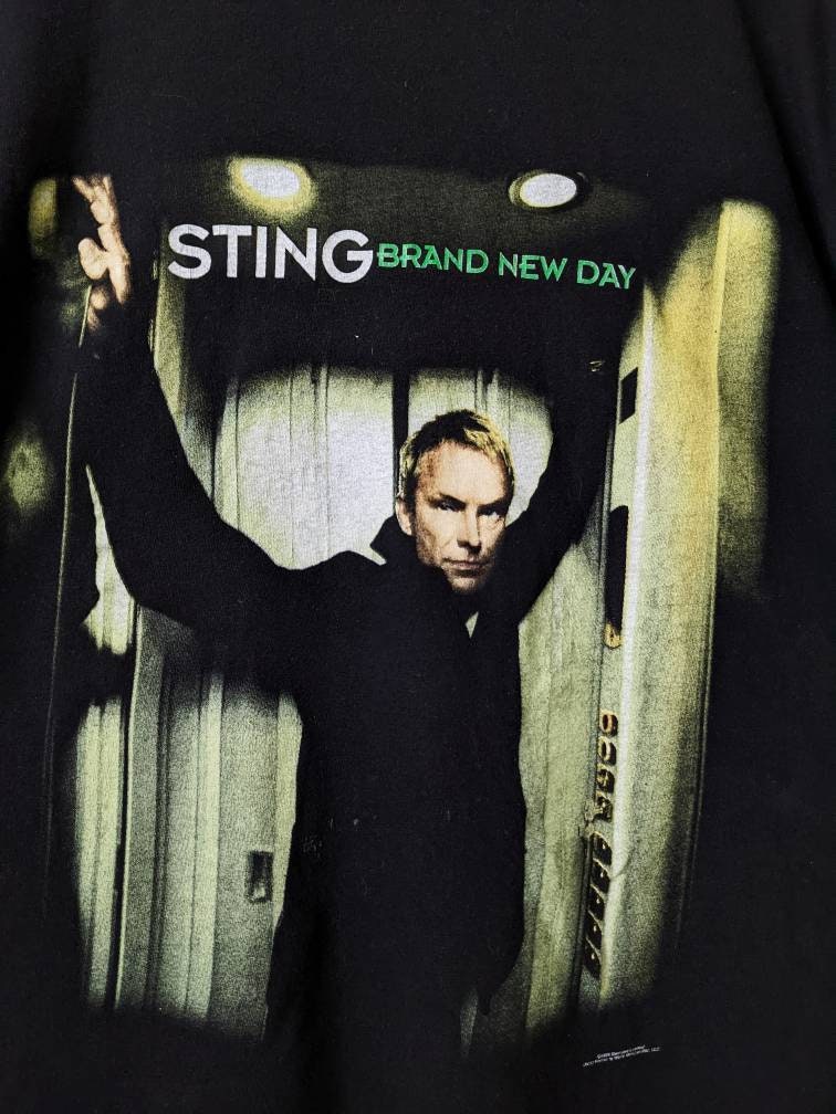 Vintage Sting 1999 Merch T-shirt Brand New Day - Etsy