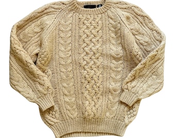 ニット/セーター Ka na ta / Aran knit    camel Zenana Deep Camel Oversized Crew Neck Sweater – Ruby Idol Apparel