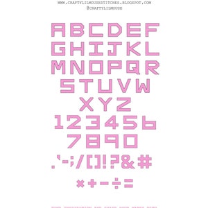 FPP block alphabet foundation paper piecing pattern (FPP)