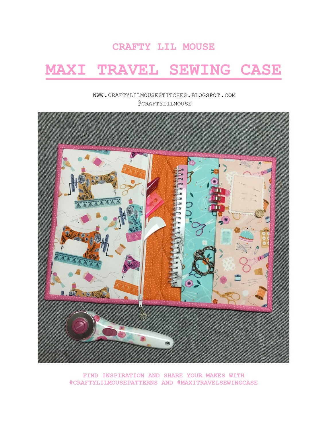 Maxi Travel Sewing Case Etsy