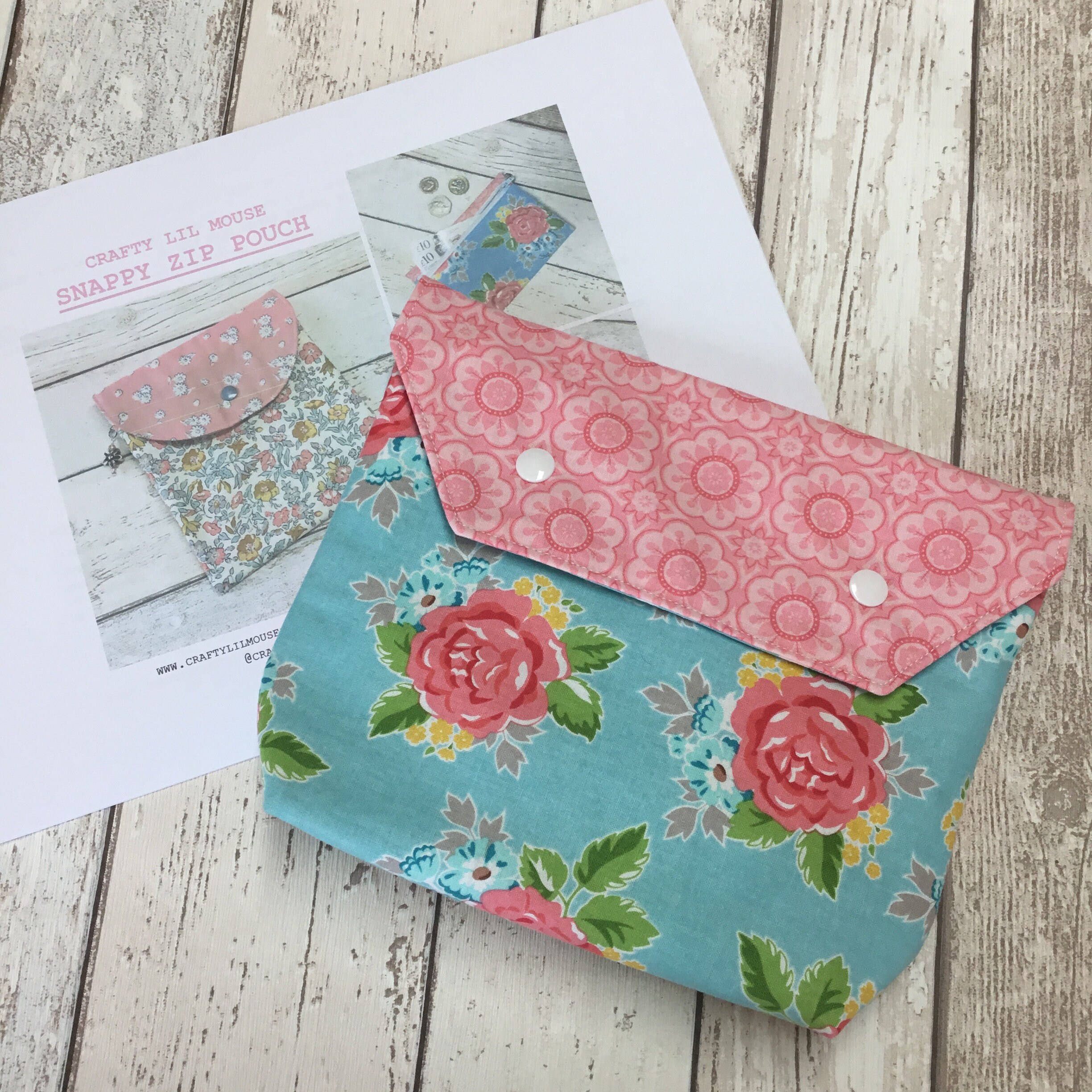 Snappy Zip Pouch Pdf Sewing Pattern - Etsy