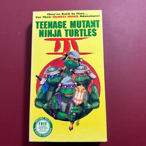 Teenage Mutant Ninja Turtles III 3 VHS 1993  VCR tape