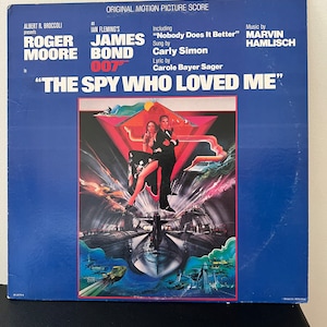 James Bond 007 The Spy Who Loved Me Original Soundtrack LP Carly Simon