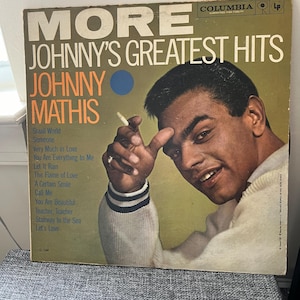Johnny Mathis Columbia Vinyl Record LP  33 Standards More Johnny’s Greatest Hits