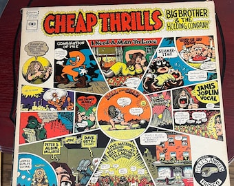 Cheap Thrills graba Big Brother & The Holding Company Gatefold Vinilo LP 1967
