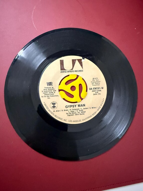 War - Deliver The Word / Gypsy Man On United Artists Records -Soul 45