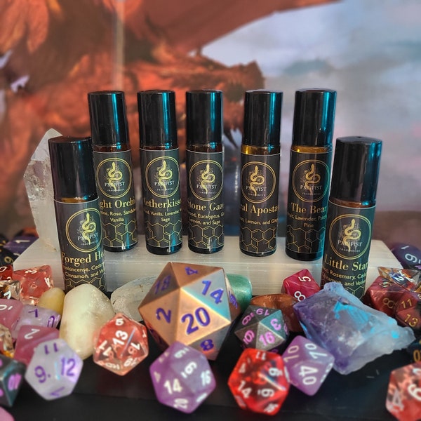 Baldur's Gate 3 Inspired Roll On Perfume Inspired by Astarion, Lae'zel, Shadowheart, Wyll, Gale, Karlach,Halsin, Minthara, Gortash, Sazza