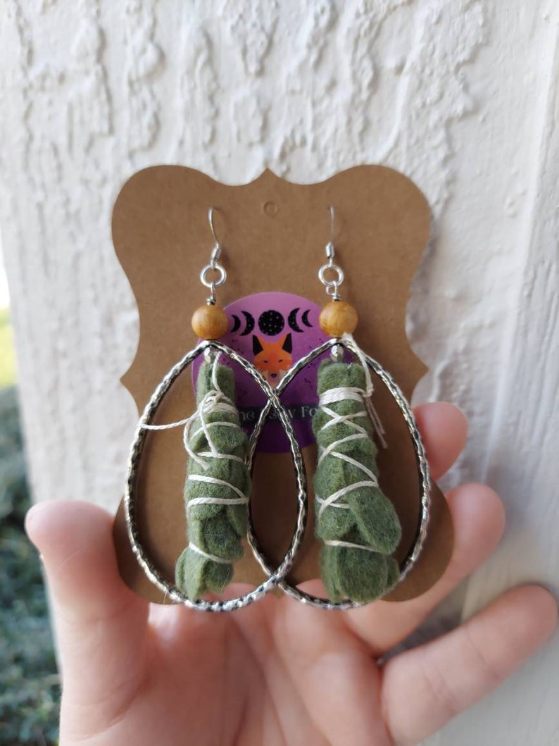 Sage Bundle /& Palo Santo Earrings