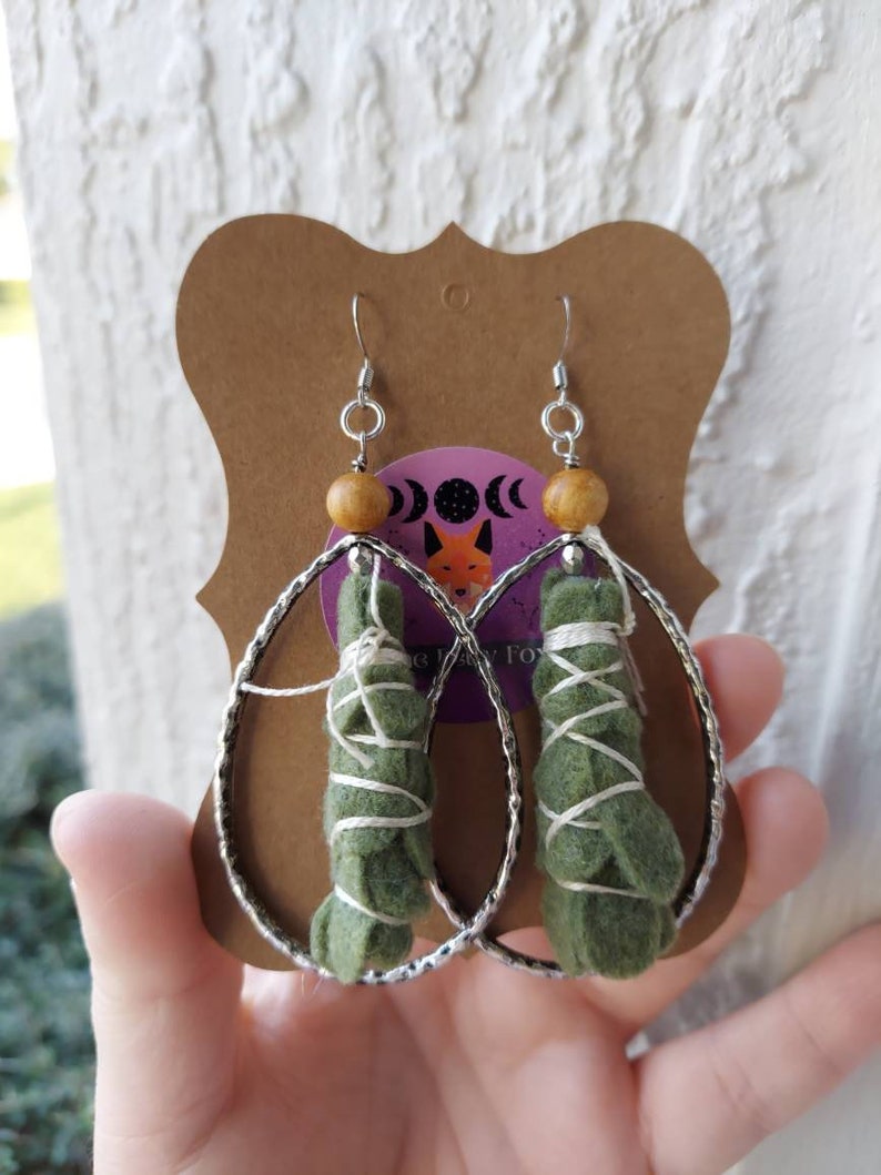 Sage Bundle /& Palo Santo Earrings