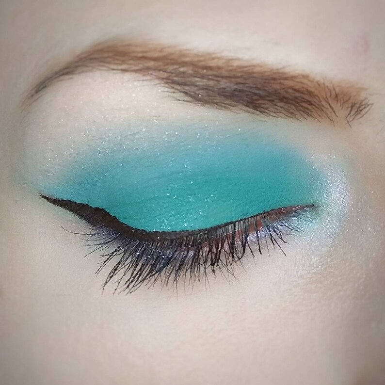 Mineral matte darkteal eyeshadow Mistletoe shoot Etsy