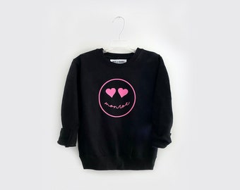 Bffs & Babes Heart U Most Personalized Youth Sweatshirt