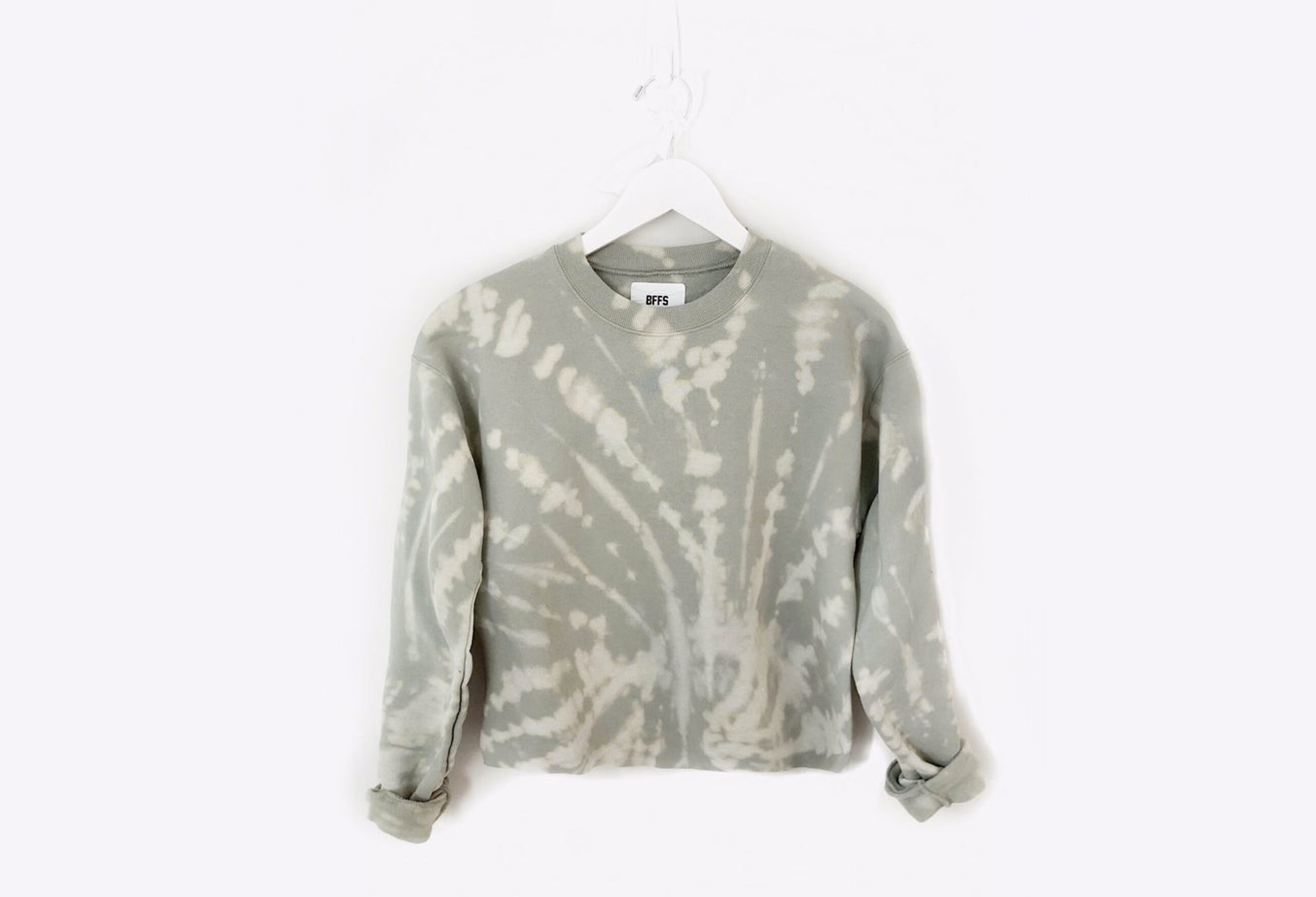 Buy Tie Dye Sweatshirt Crop Online In India India
