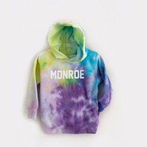 CANDYE CRUSH HOODIE &lt;3 toddler tie-dye hoodie, personalizable