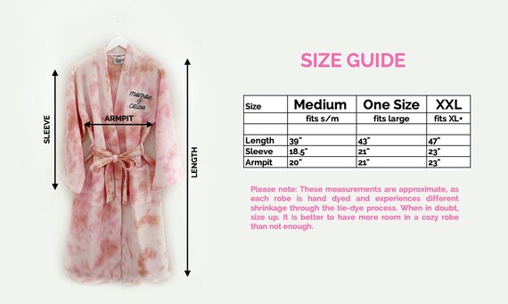 DUSTDYE ROSE ROBE 3 Full Length Tie dye Waffle Robe Etsy