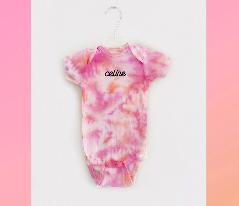 personalizable SORBAE BABESIE 3 long sleeve or short sleeve baby bodysuit
