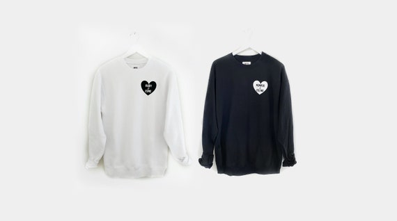 sweatshirt heart