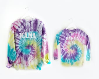 Mama + Me Tie-Dye Sweatshirts: Matching Mommy & Me Outfits