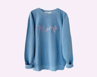 ULTRA MAMA <3 bold embroidery mama sweatshirt