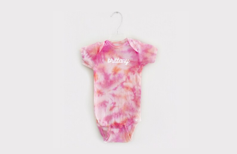 personalizable SORBAE BABESIE 3 long sleeve or short sleeve baby bodysuit