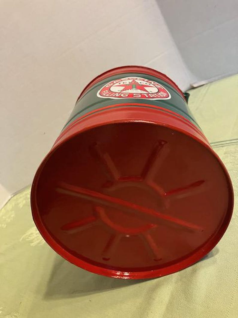 TEXACO Vintage Gas Kerosene CAN Station Coal Oil 1 Gallon Motor Decal ...